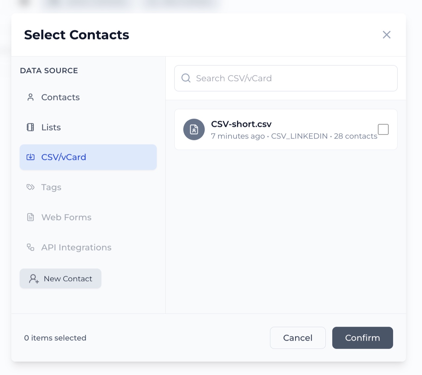 Imported contacts being added directly to a Kanban pipeline board