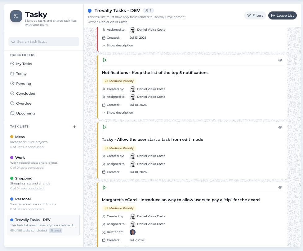 Cover Image for Tasky: The To-Do List and Task Management App That Knows Your Contacts